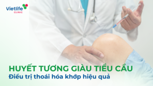 huyết tương giàu tiểu cầu điều trị thoái hóa khớp gối